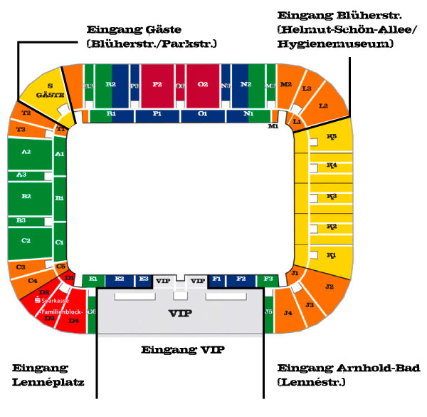 Glücksgas Stadion Dresden Sitzplan